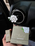 White Rose Car Air Freshener Clip For Ac Vent With Perfume Bottle 10ml(1 Pc)