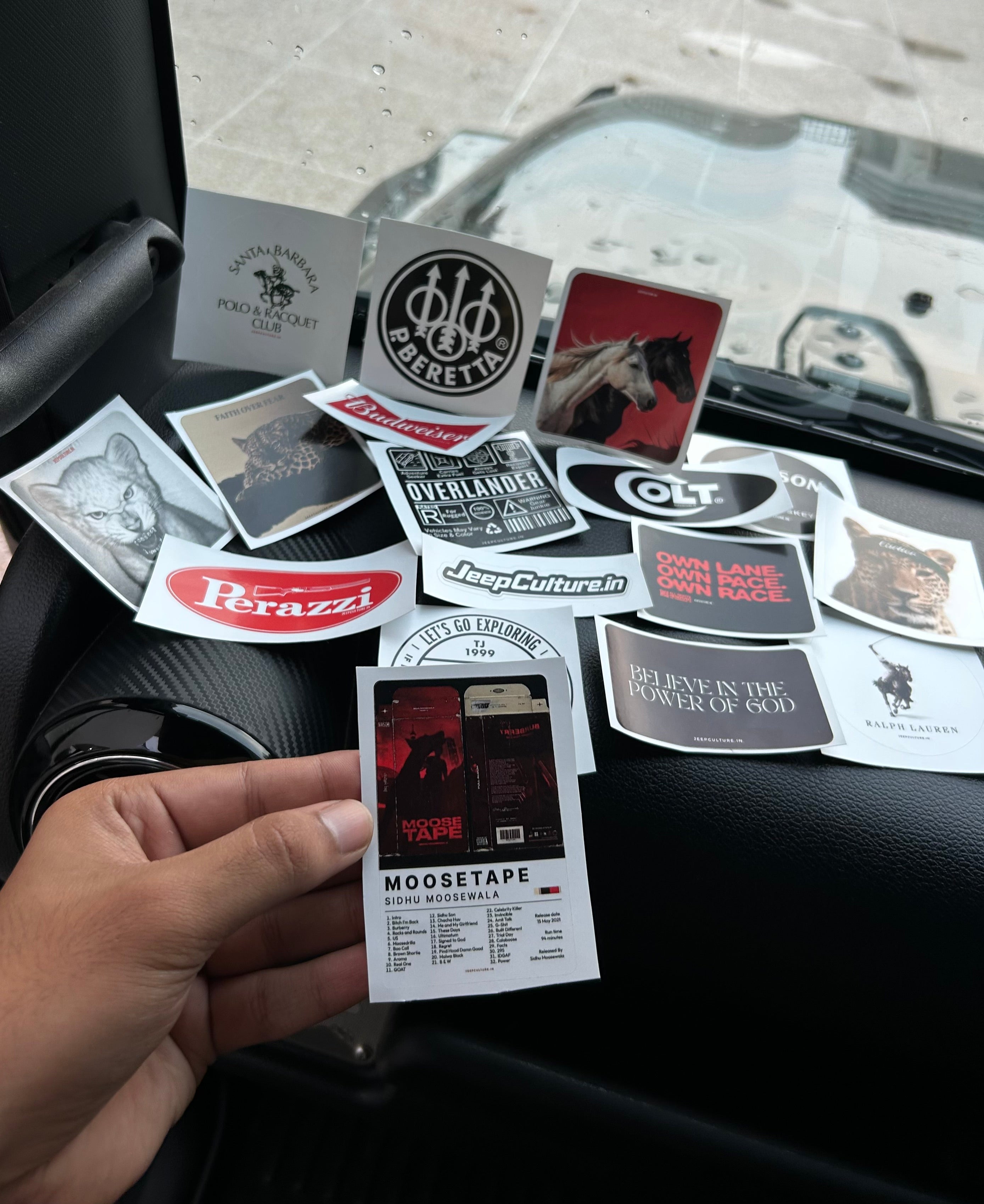 MOOSETAPE, PACK OF 17 PREMIUM STICKERS