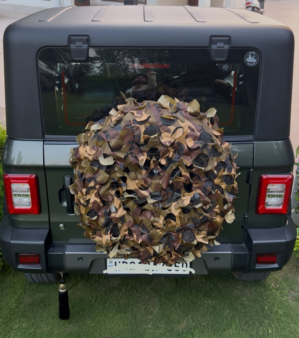 (yellow)camouflage tyre cover