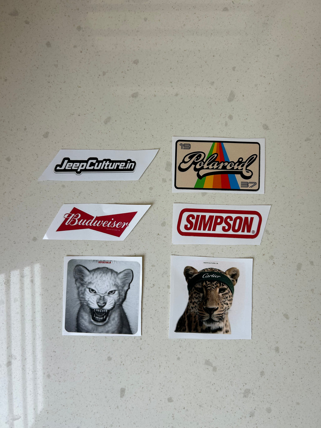 pack of 30 premium vinyl stickers
